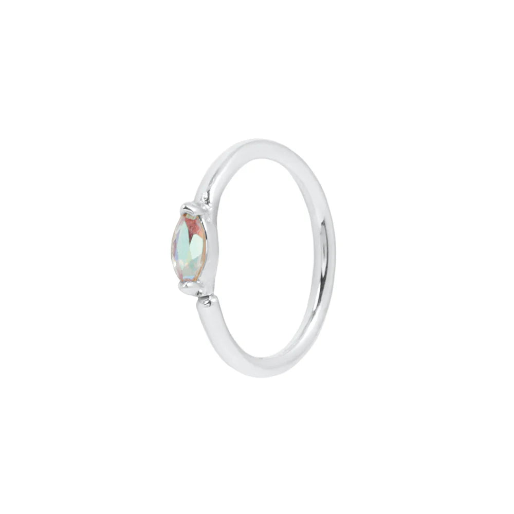 ZURI + MERCURY MIST TOPAZ - SEAM RING *PRE-ORDER* Buddha Jewelry