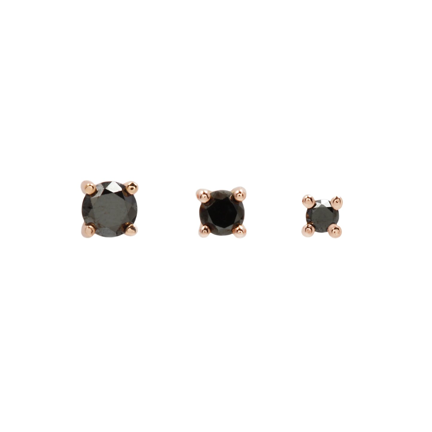 BLACK DIAMOND PRONG - THREADLESS END *PRE-ORDER* Buddha Jewelry