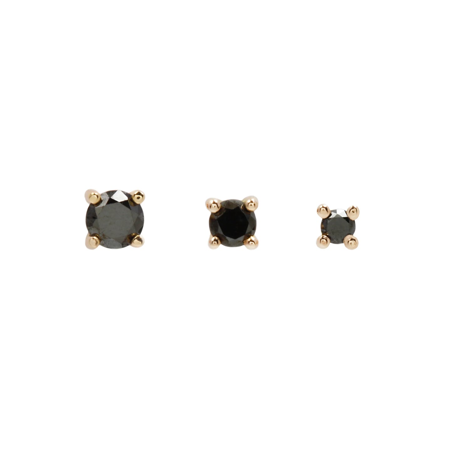 BLACK DIAMOND PRONG - THREADLESS END *PRE-ORDER* Buddha Jewelry