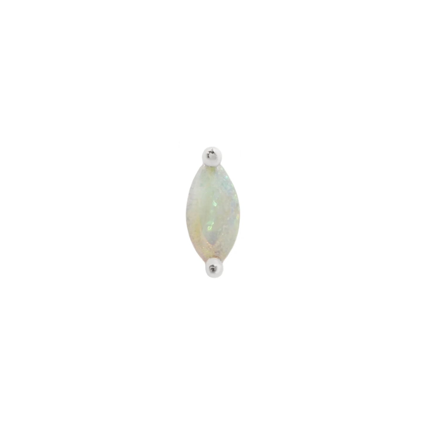 ZURI + GENUINE OPAL - THREADLESS END *PRE-ORDER* Buddha Jewelry