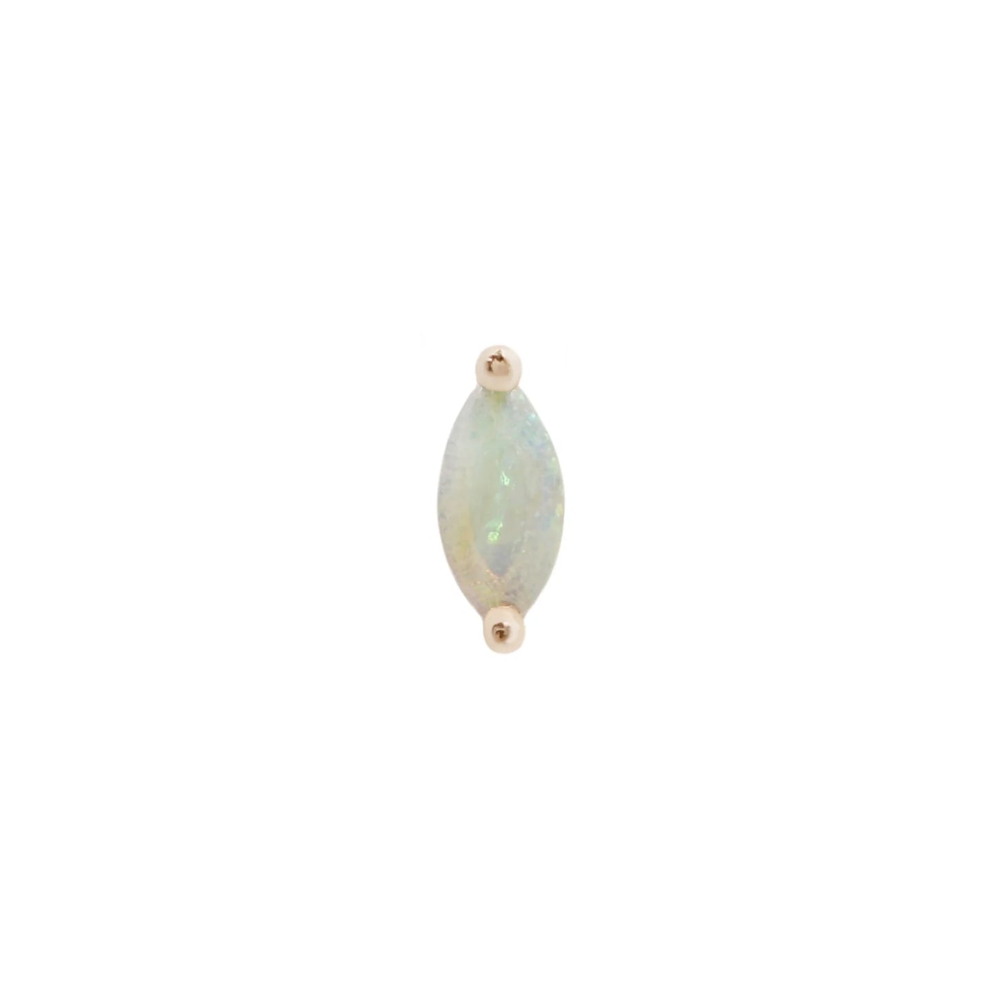 ZURI + GENUINE OPAL - THREADLESS END *PRE-ORDER* Buddha Jewelry