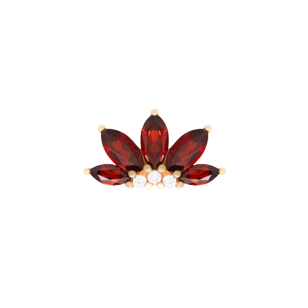VALENTINA + GARNET - THREADLESS END *PRE-ORDER* Buddha Jewelry