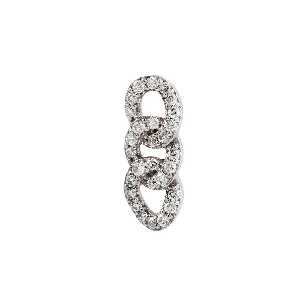 CHAINLINK + DIAMOND - THREADLESS END *PRE-ORDER* Buddha Jewelry