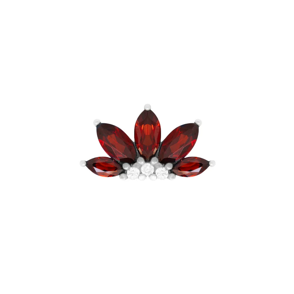 VALENTINA + GARNET - THREADLESS END *PRE-ORDER* Buddha Jewelry