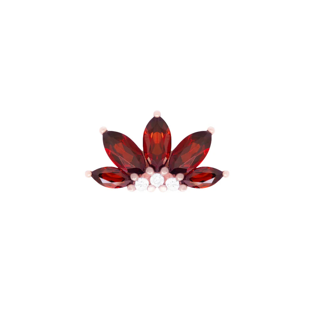 VALENTINA + GARNET - THREADLESS END *PRE-ORDER* Buddha Jewelry