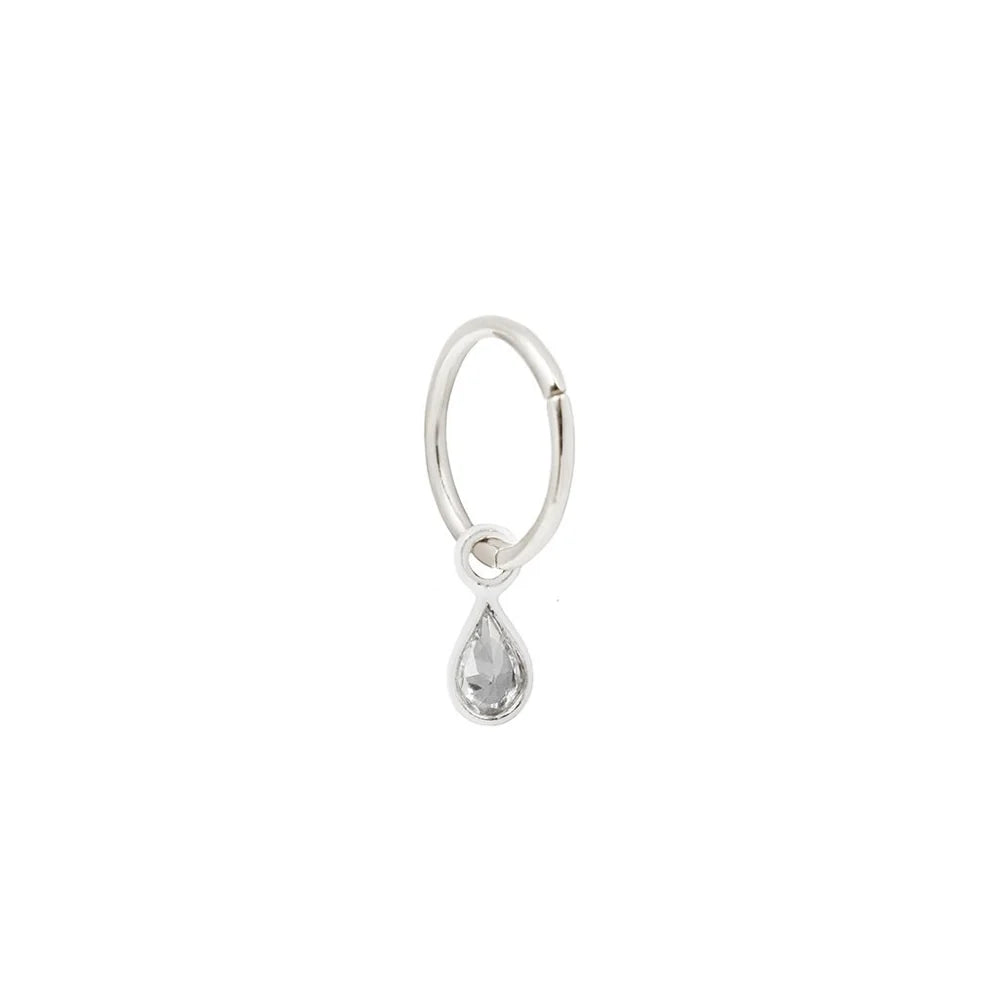 CONCORDE TEARDROP + WHITE TOPAZ - CHARM *PRE-ORDER* Buddha Jewelry