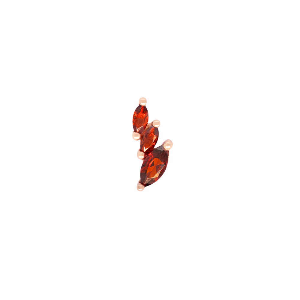 MULTIPLICITY + GARNET - THREADLESS END *PRE-ORDER* Buddha Jewelry