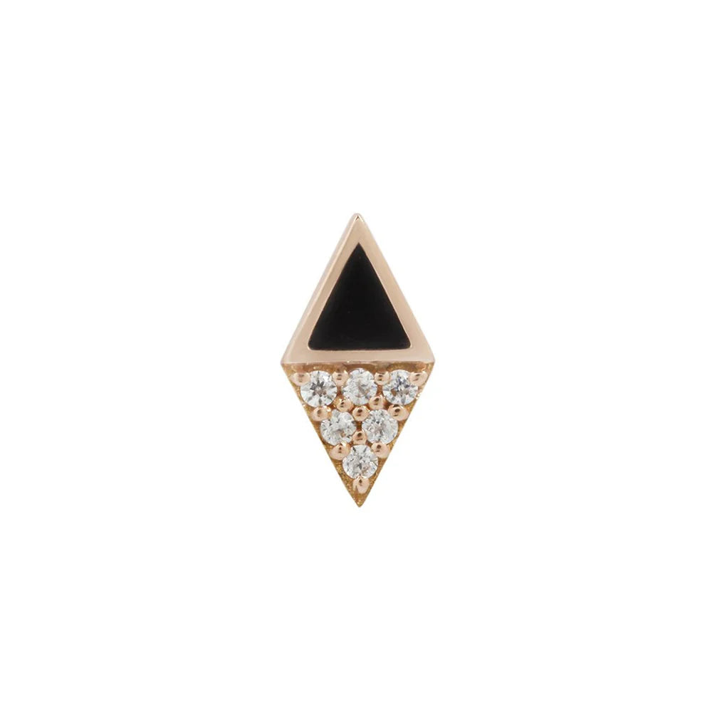 ALMOST FAMOUS + BLACK SPINEL - THREADLESS END *PRE-ORDER* Buddha Jewelry