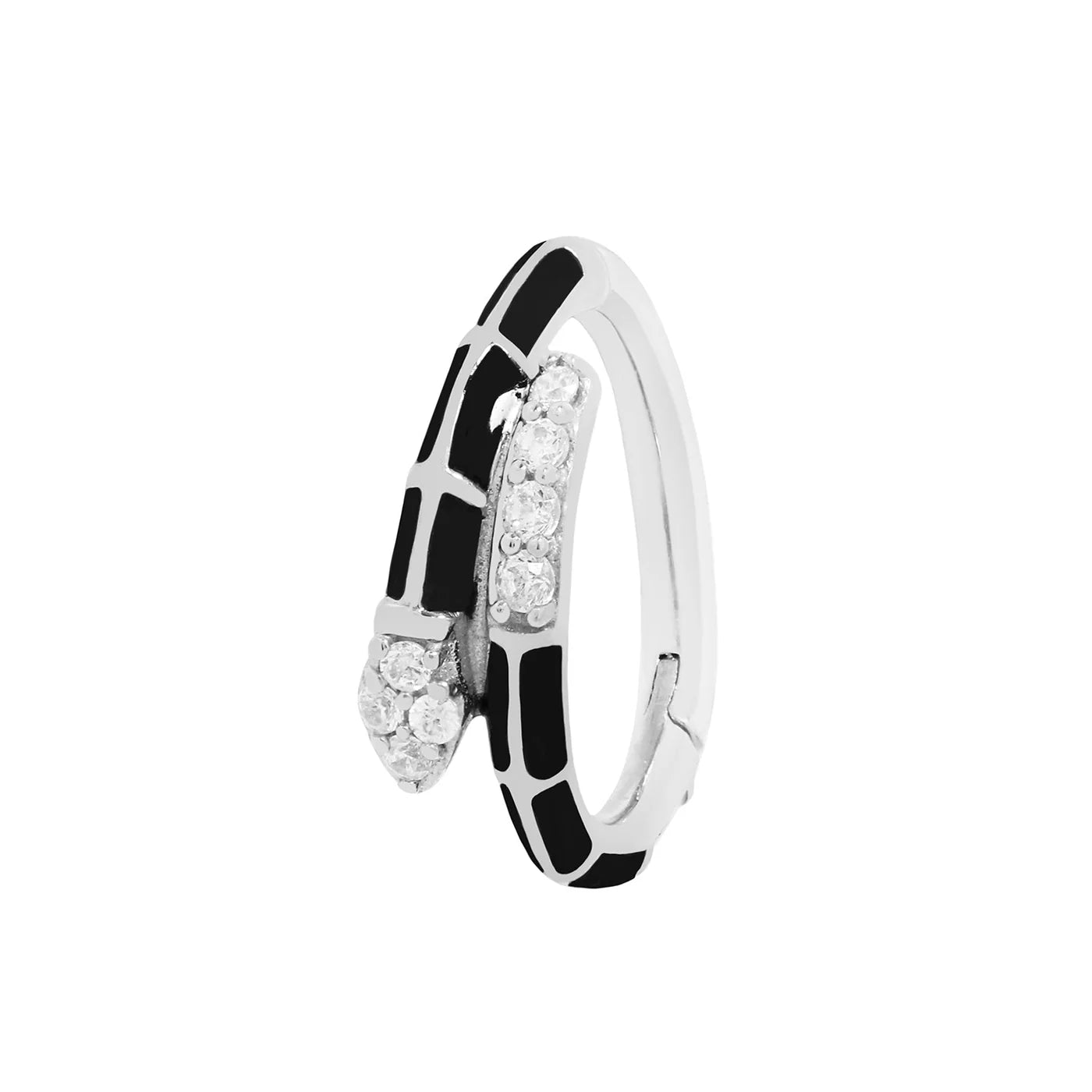 ANTI HERO + BLACK ENAMEL - CLICKER RING *PRE-ORDER* Buddha Jewelry