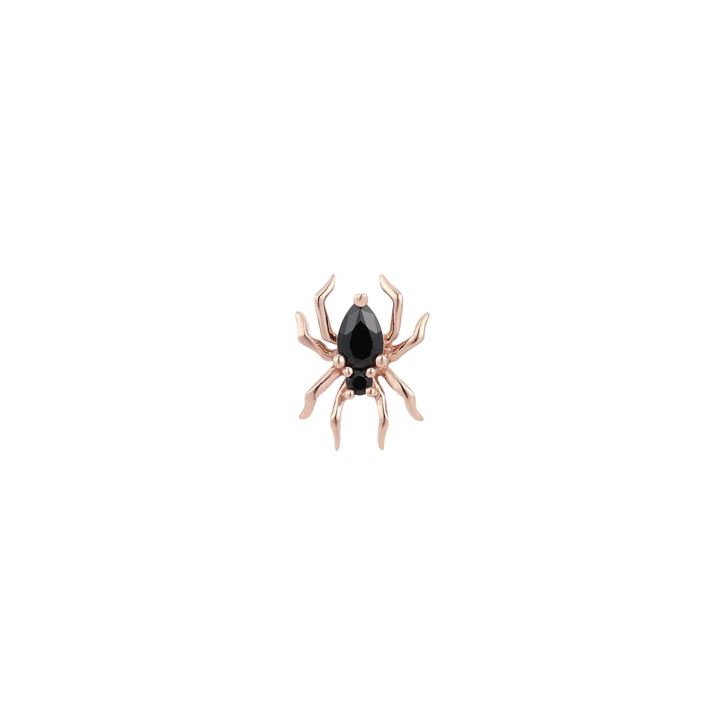 ARACHNE + BLACK SPINEL - THREADLESS END *PRE-ORDER* Buddha Jewelry