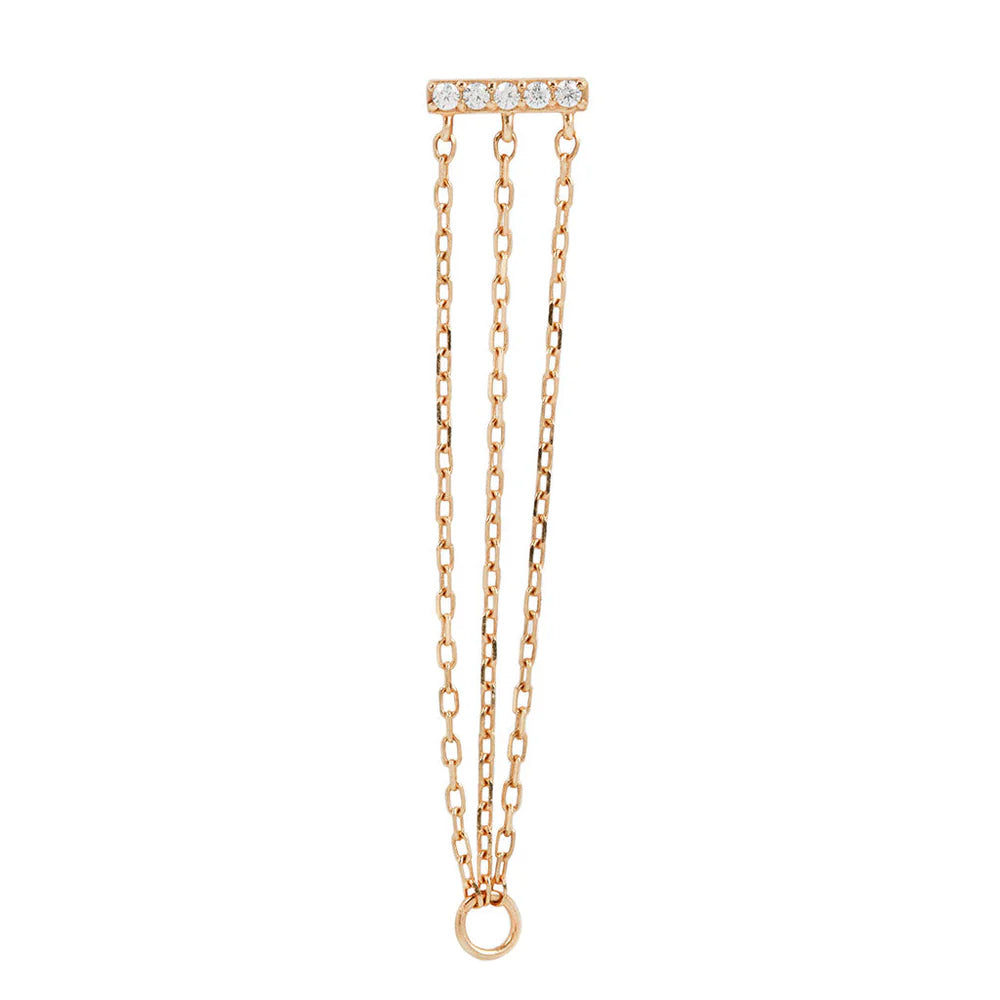 AURALIE WITH CHAINS - THREADLESS END *PRE-ORDER* Buddha Jewelry