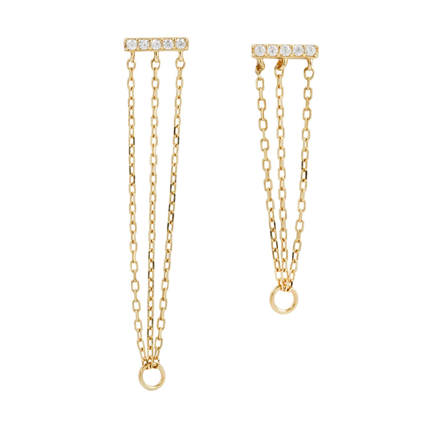 AURALIE WITH CHAINS - THREADLESS END *PRE-ORDER* Buddha Jewelry