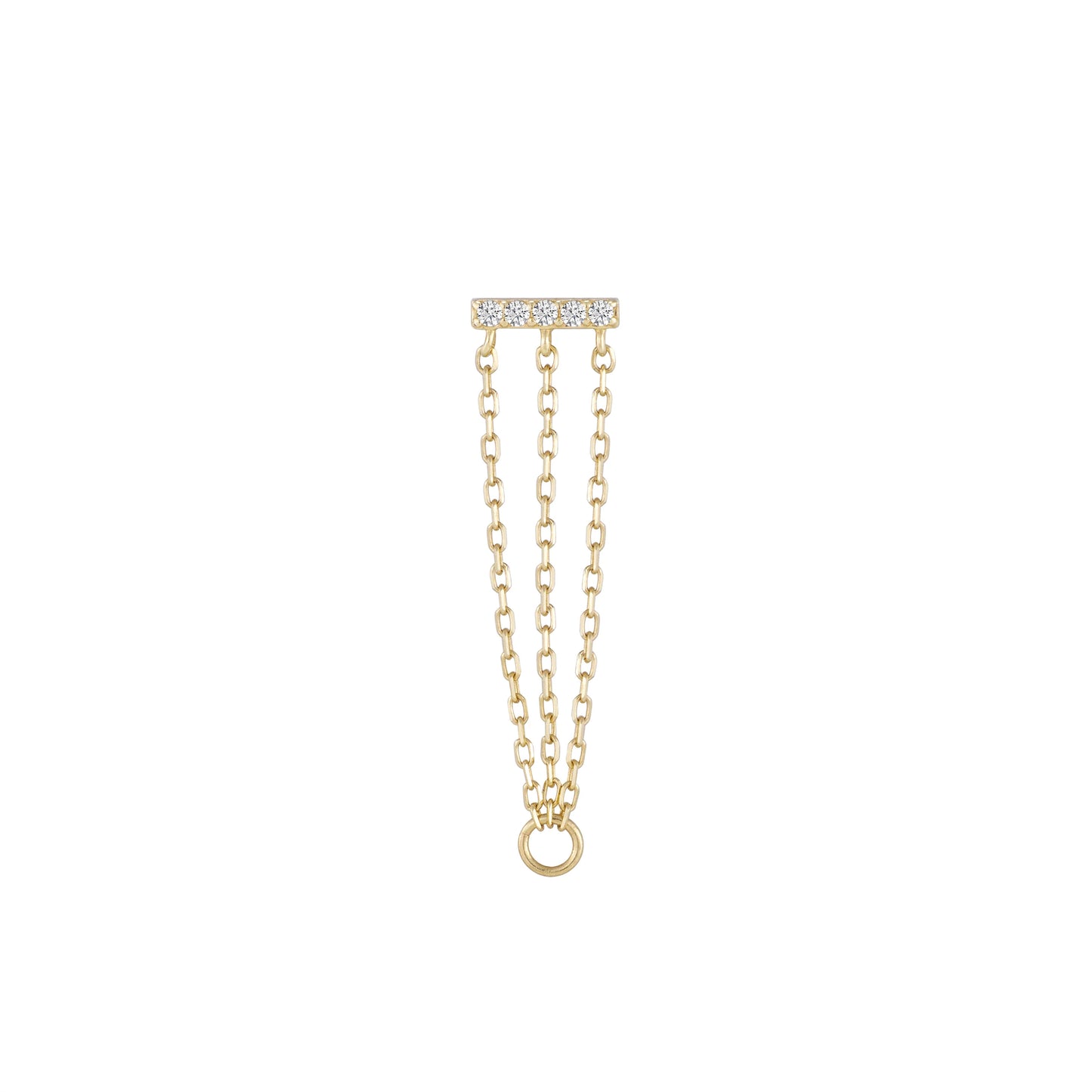 AURALIE WITH CHAINS - THREADLESS END *PRE-ORDER* Buddha Jewelry