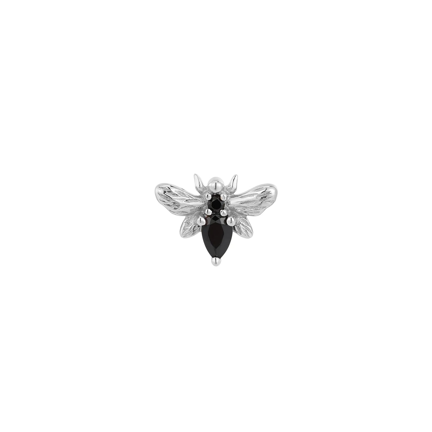 BEE CHIC + BLACK SPINEL - THREADLESS END *PRE-ORDER* Buddha Jewelry