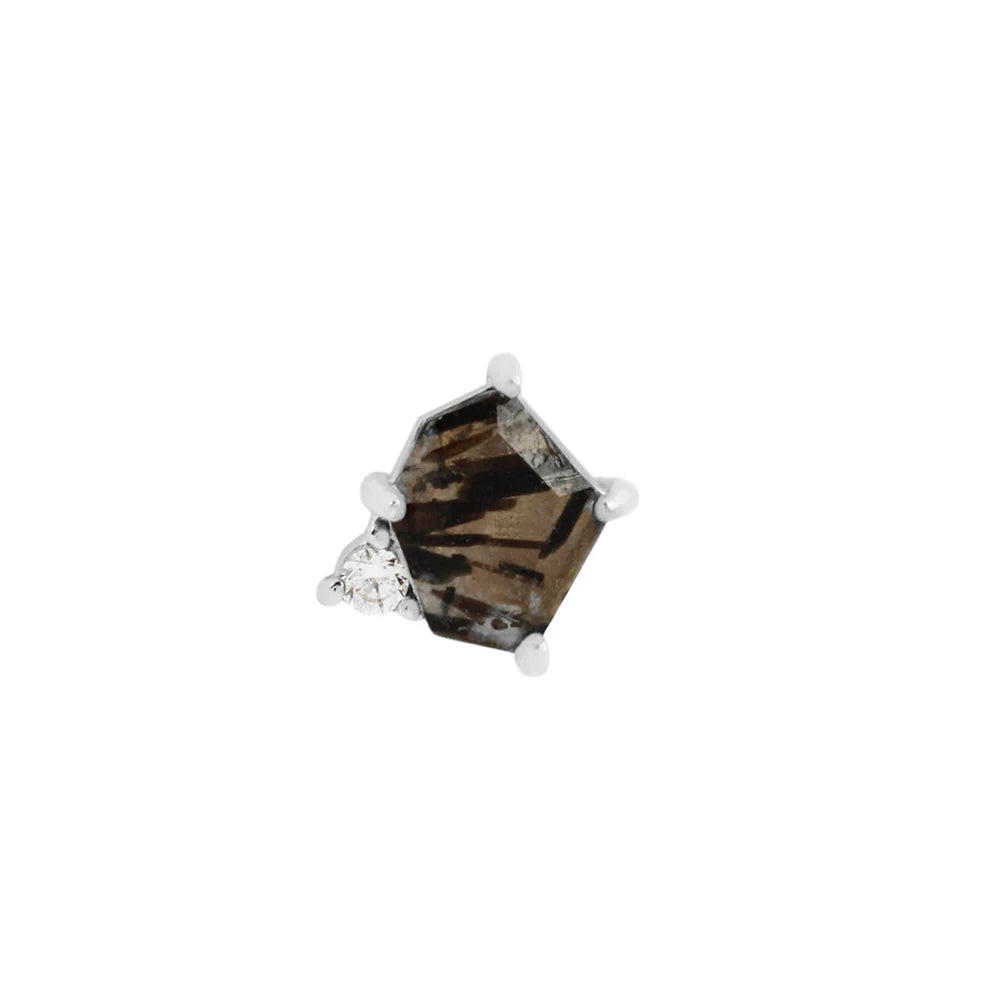 ELICIT + TOURMALATED QUARTZ - THREADLESS END *PRE-ORDER* Buddha Jewelry