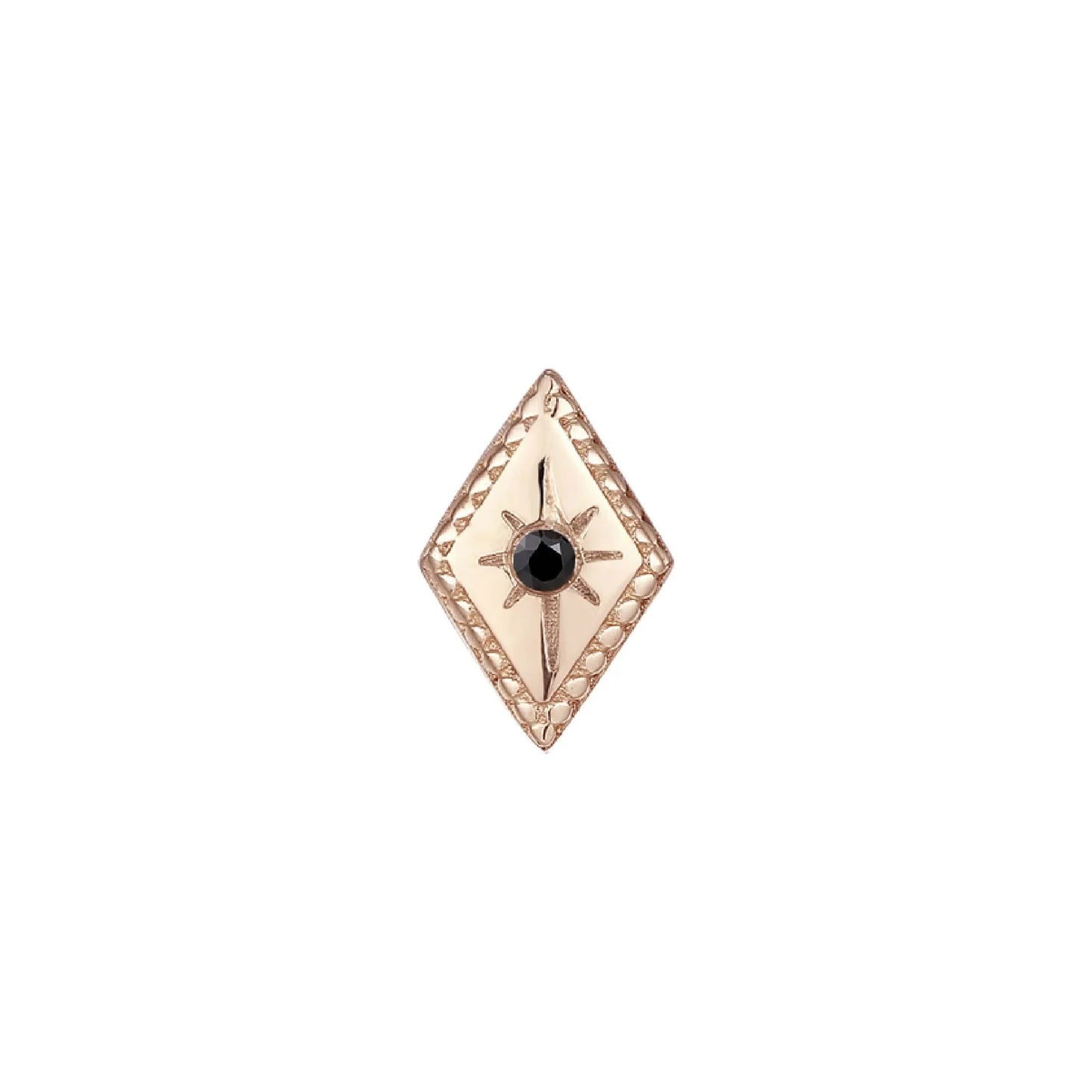 ETOILE BLACK + DIAMOND - THREADLESS END *PRE-ORDER* Buddha Jewelry