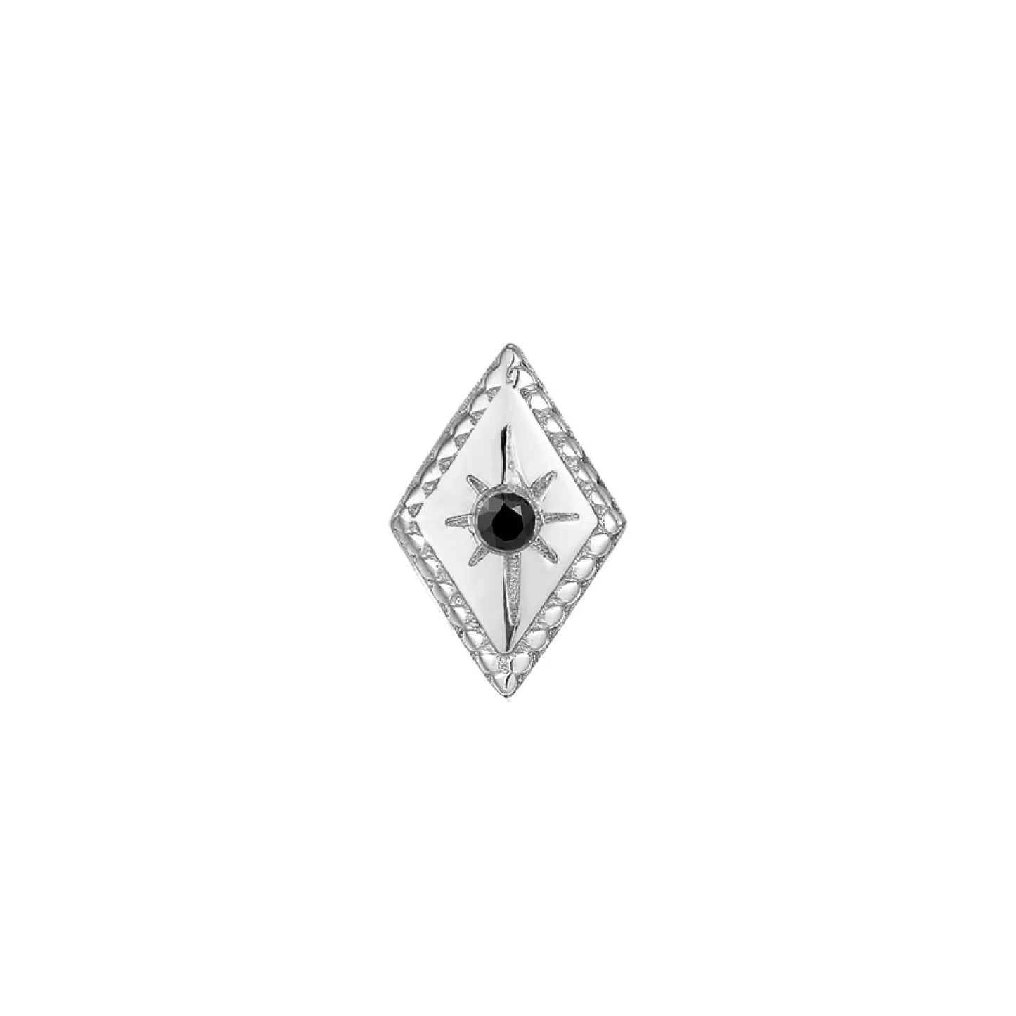 ETOILE BLACK + DIAMOND - THREADLESS END *PRE-ORDER* Buddha Jewelry