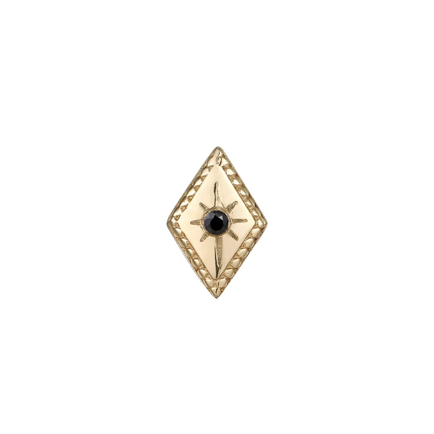 ETOILE BLACK + DIAMOND - THREADLESS END *PRE-ORDER* Buddha Jewelry
