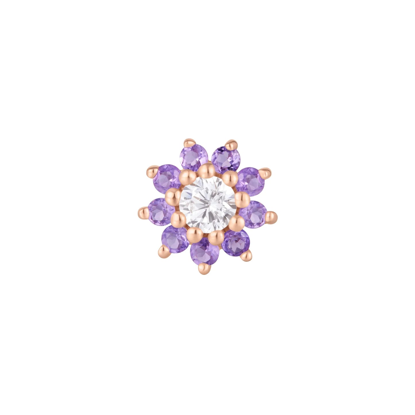 ELOISE + AMETHYST - THREADLESS END *PRE-ORDER* Buddha Jewelry
