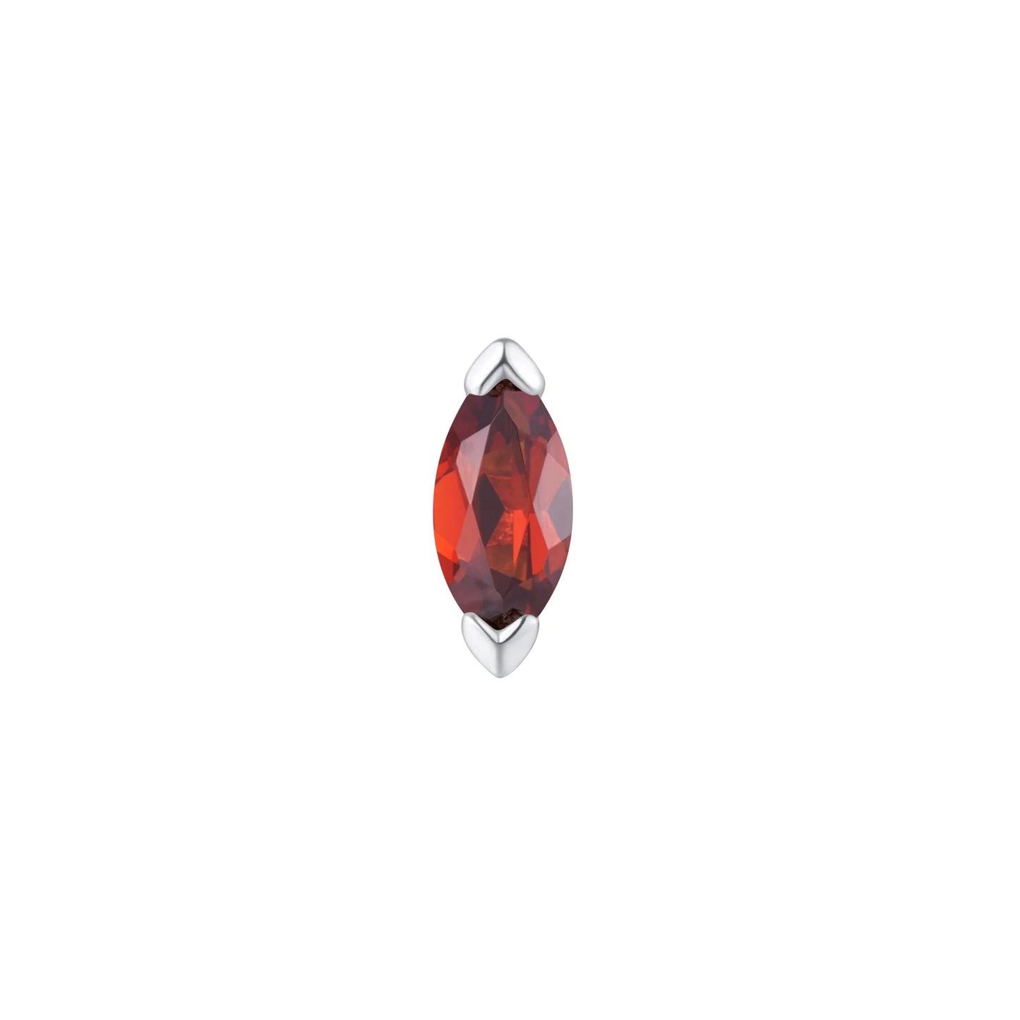 ZURI + GARNET - THREADLESS END *PRE-ORDER* Buddha Jewelry