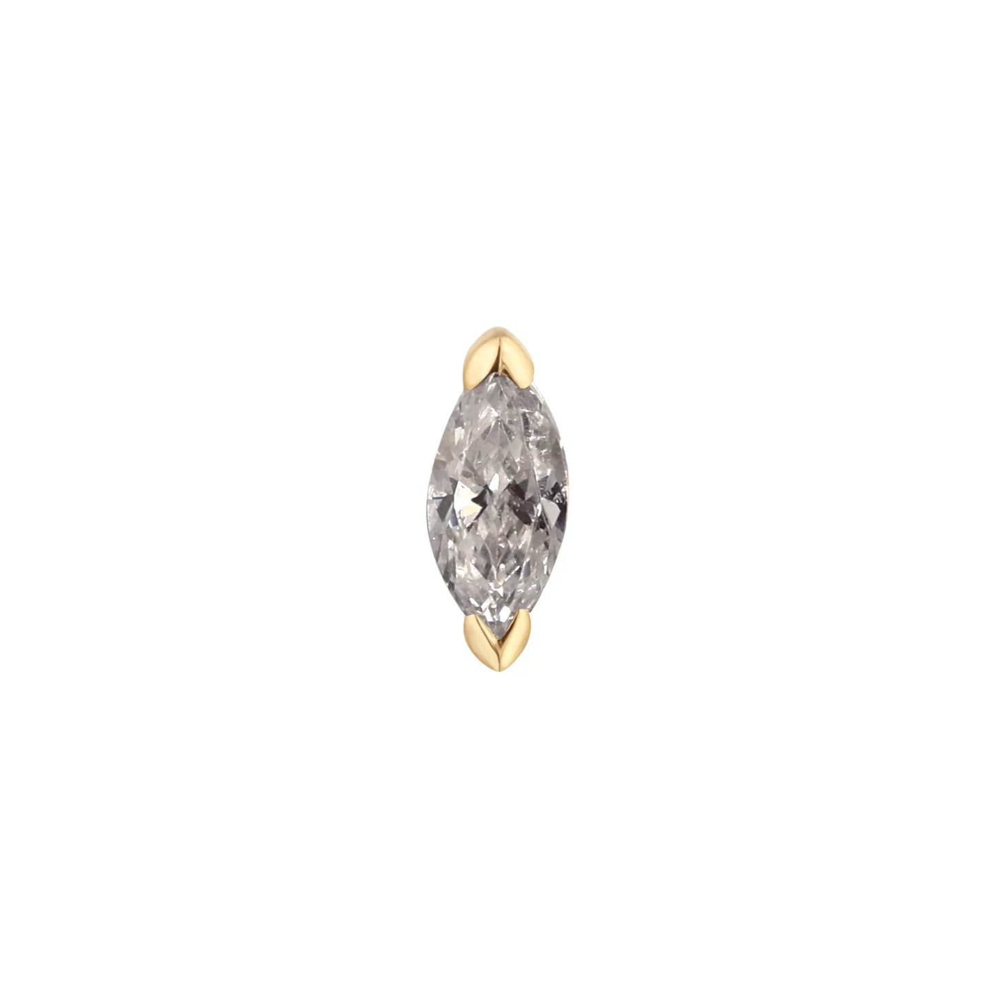 ZURI + GREY DIAMOND - THREADLESS END *PRE-ORDER* Buddha Jewelry