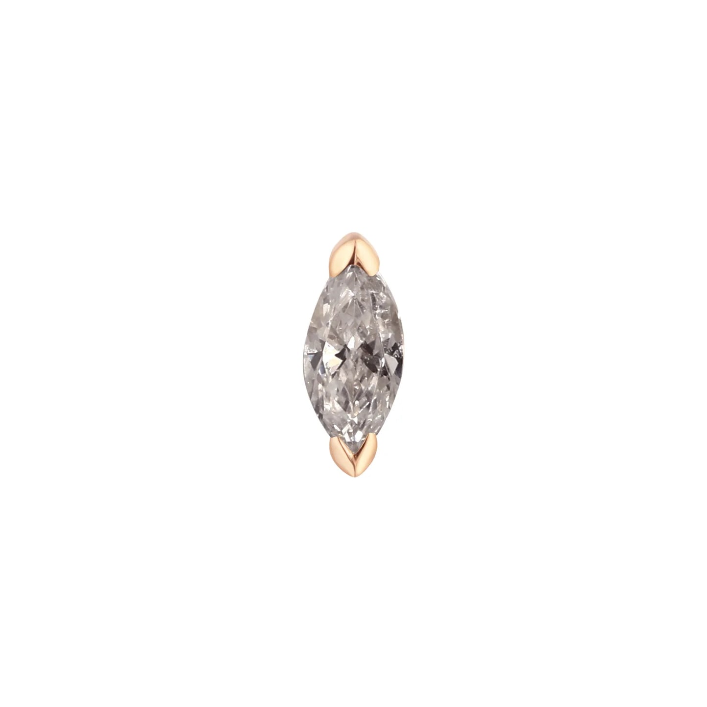 ZURI + GREY DIAMOND - THREADLESS END *PRE-ORDER* Buddha Jewelry