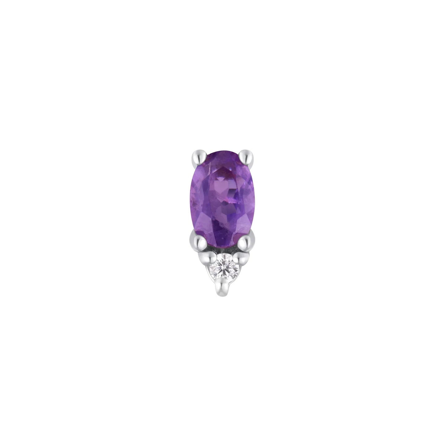 DESDEN + AMETHYST - THREADLESS END *PRE-ORDER* Buddha Jewelry