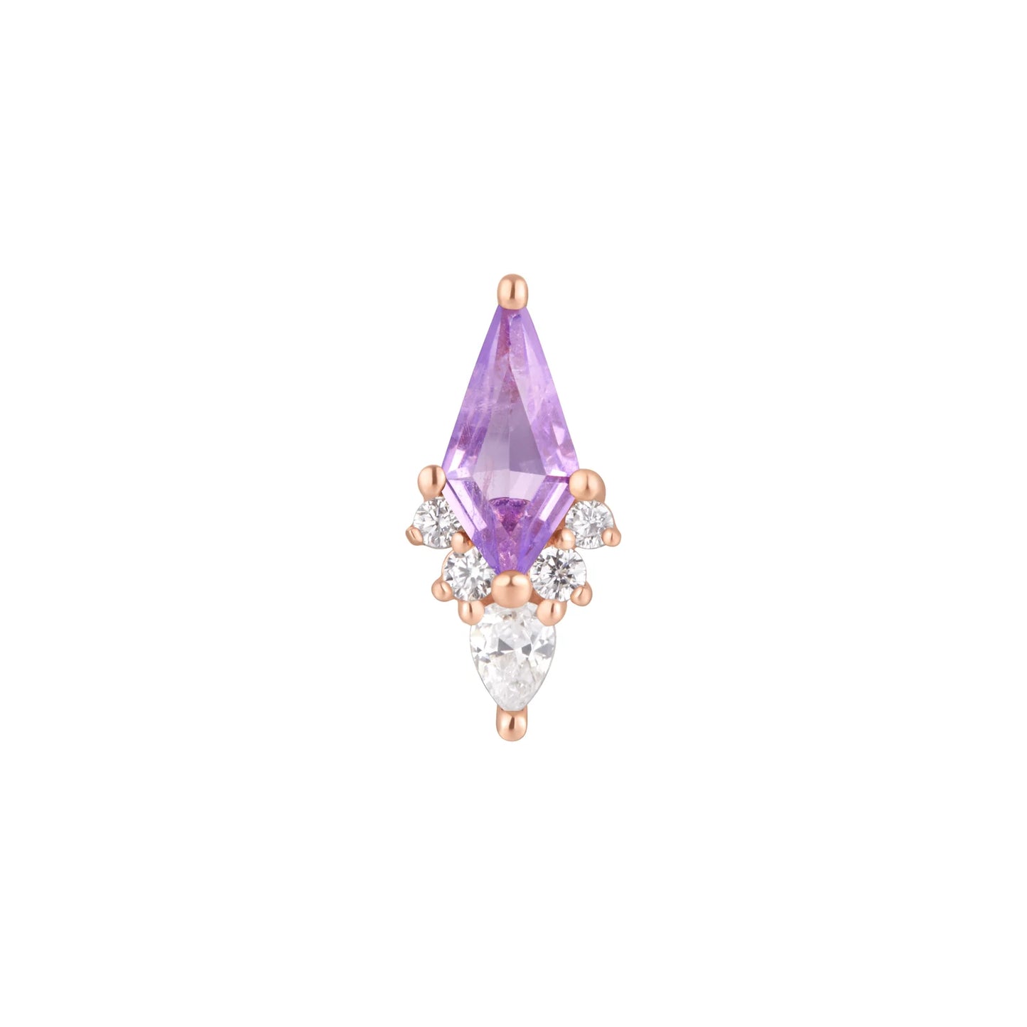 AFTERGLOW + AMETHYST - THREADLESS END *PRE-ORDER* Buddha Jewelry