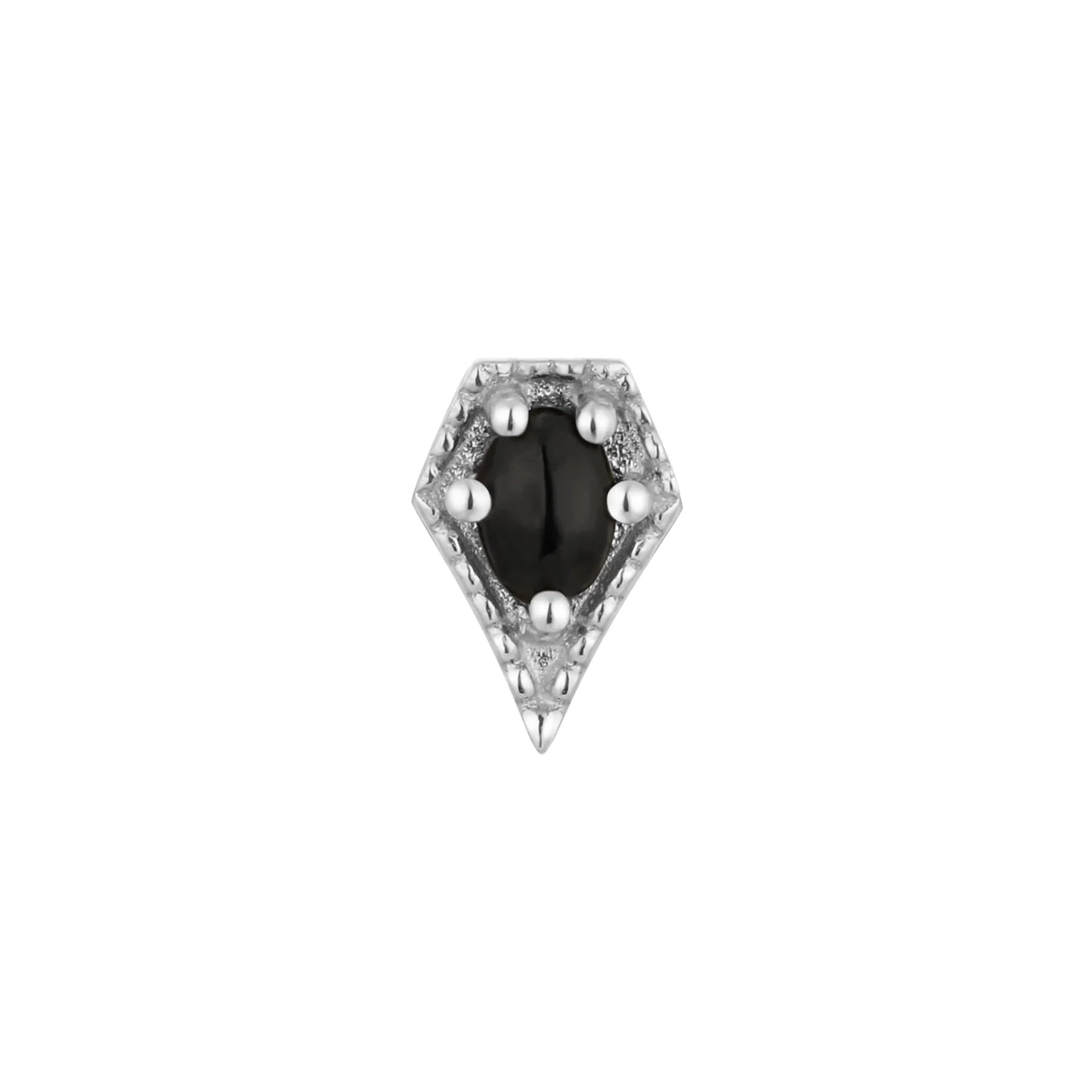 CADENCE + BLACK SPINEL - THREADLESS END *PRE-ORDER* Buddha Jewelry