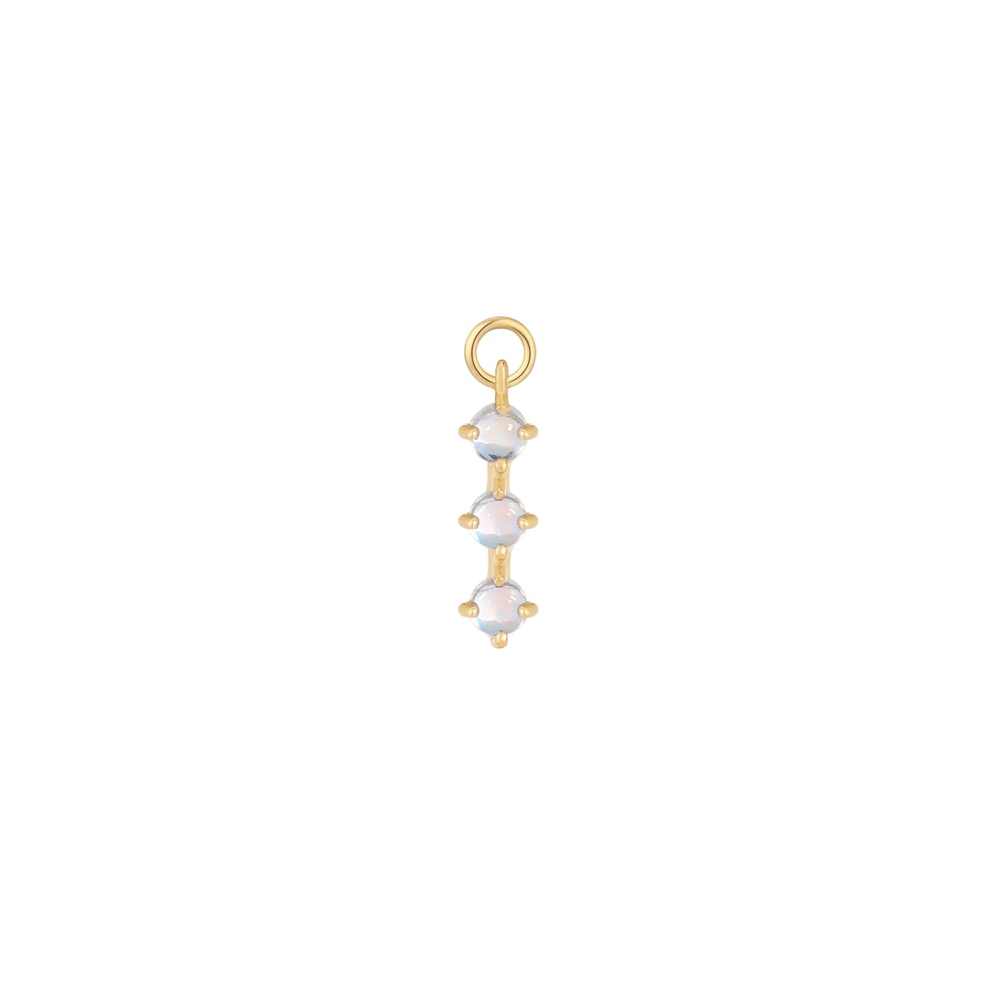 XOXO + RAINBOW MOONSTONE - CHARM *PRE-ORDER* Buddha Jewelry