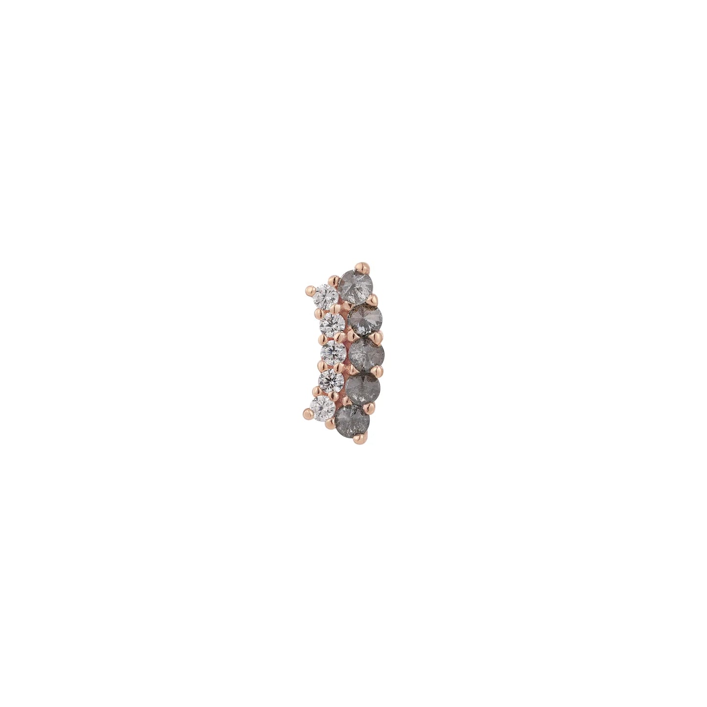 WHISPER + SHOUT + GREY DIAMOND - THREADLESS END *PRE-ORDER* Buddha Jewelry