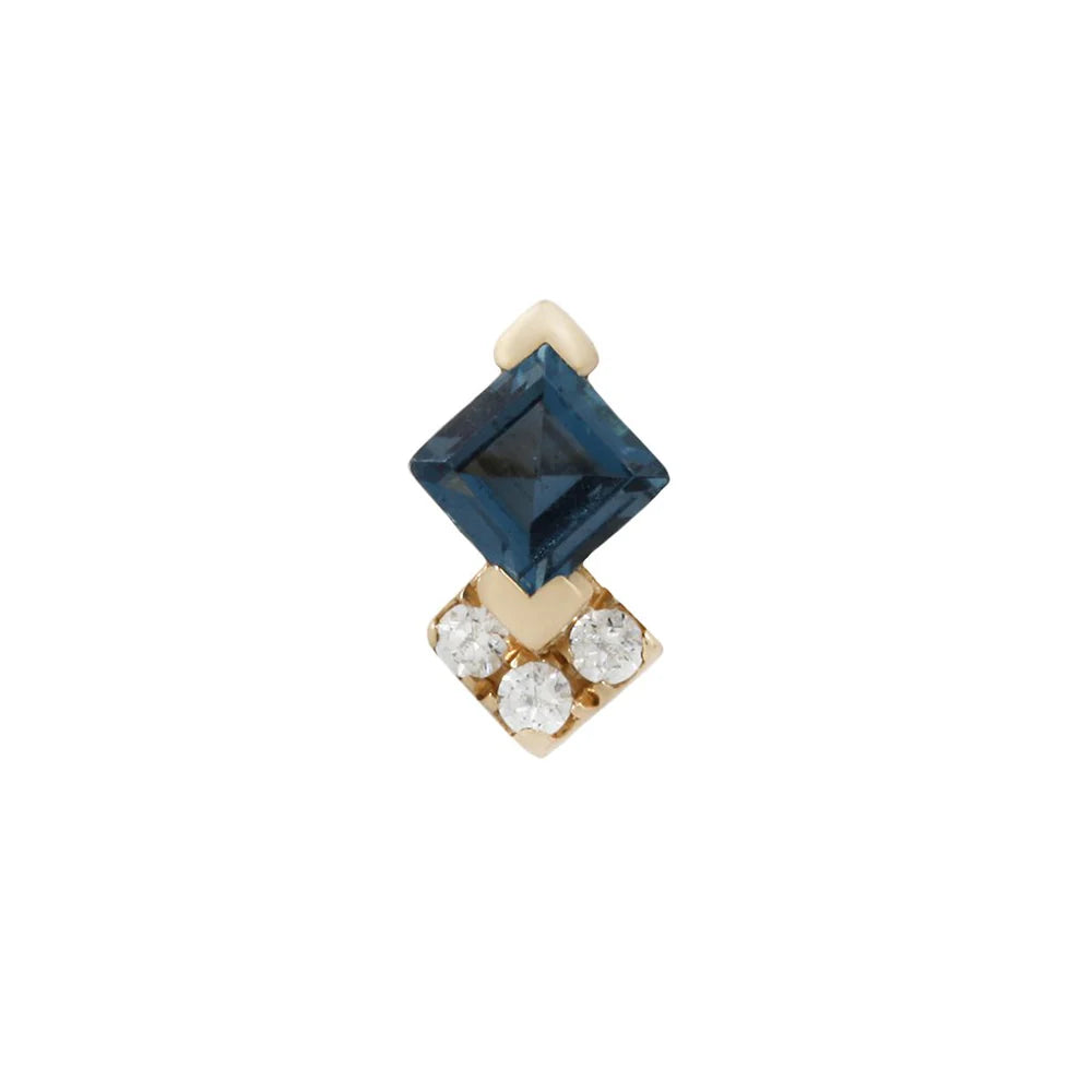 VIVIENNE + LONDON BLUE TOPAZ - THREADLESS END *PRE-ORDER* Buddha Jewelry