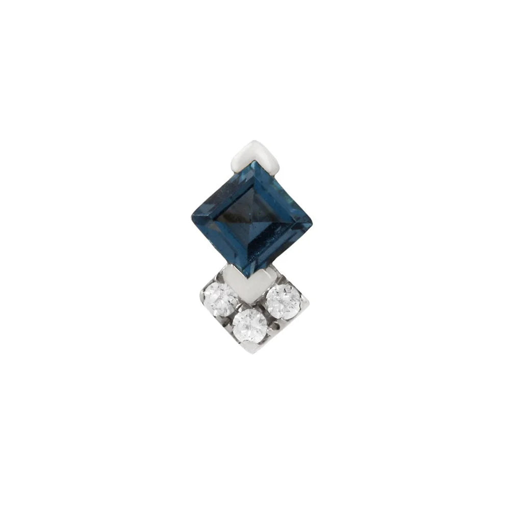 VIVIENNE + LONDON BLUE TOPAZ - THREADLESS END *PRE-ORDER* Buddha Jewelry