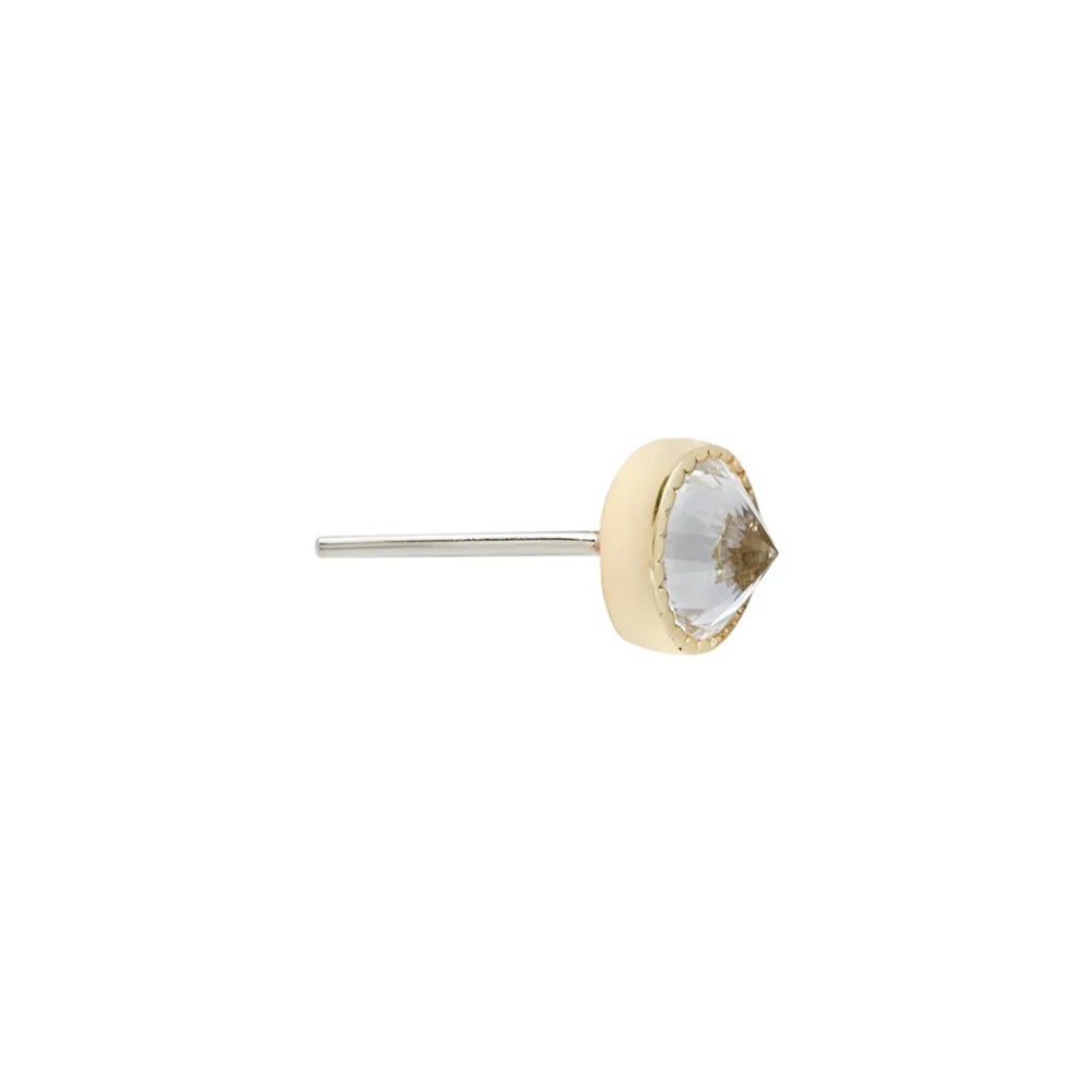 MILGRAIN REVERSE SET - THREADLESS END *PRE-ORDER* Buddha Jewelry