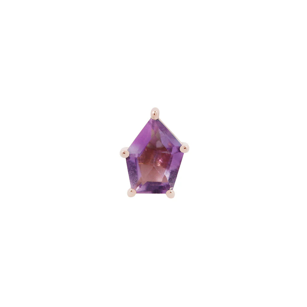 PENTA + AMETHYST - THREADLESS END *PRE-ORDER* Buddha Jewelry