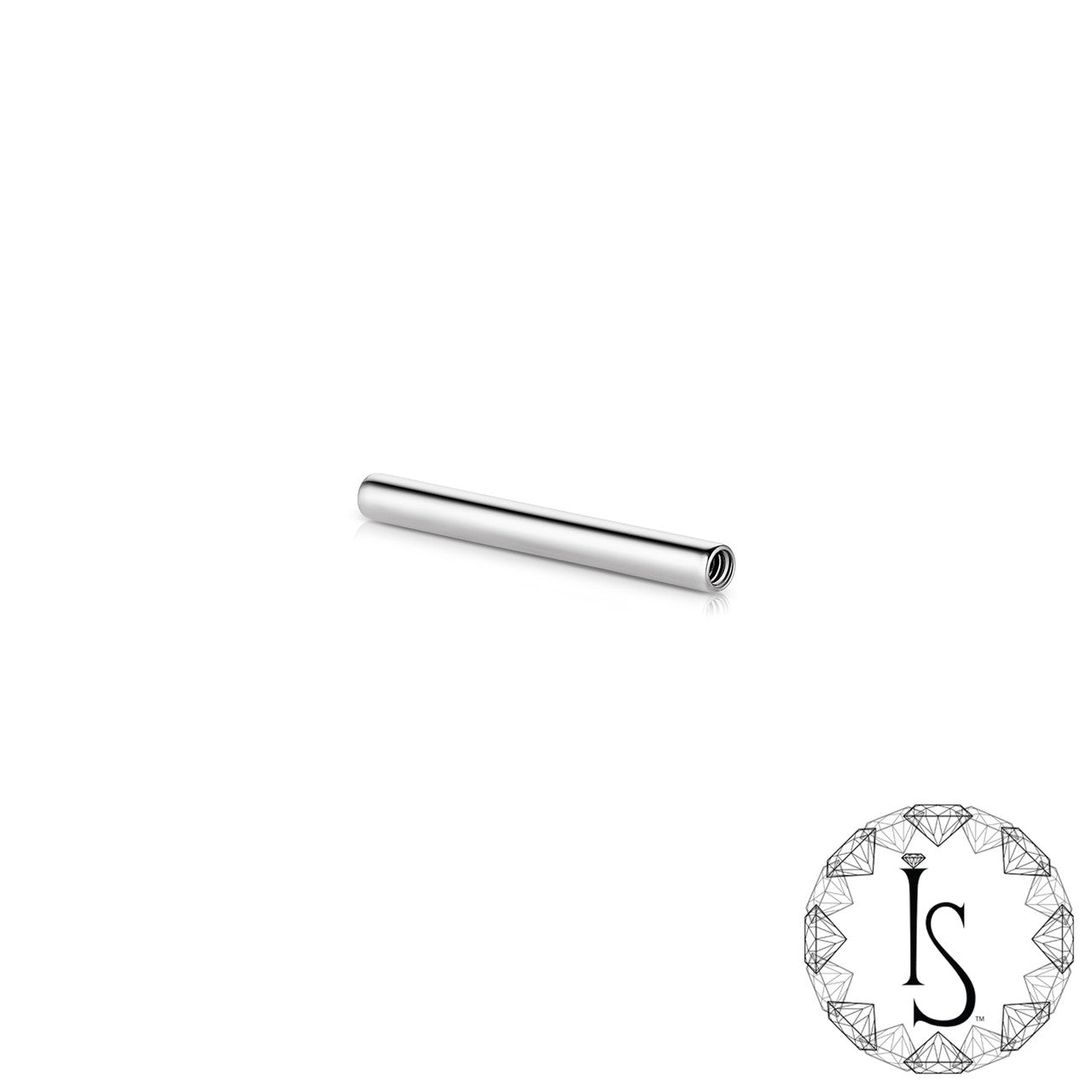 14G TITANIUM STRAIGHT BARBELL - THREADED Industrial Strength