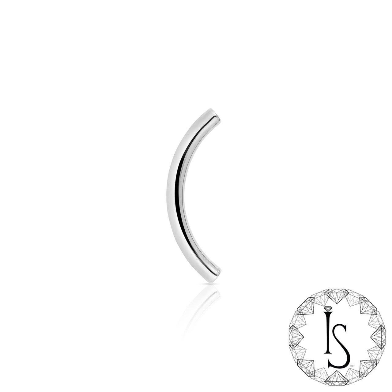 14G TITANIUM CURVE BARBELL - THREADED Industrial Strength