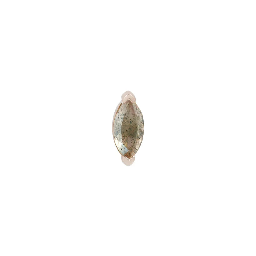 ZURI + LABRADORITE - THREADLESS END *PRE-ORDER* Buddha Jewelry
