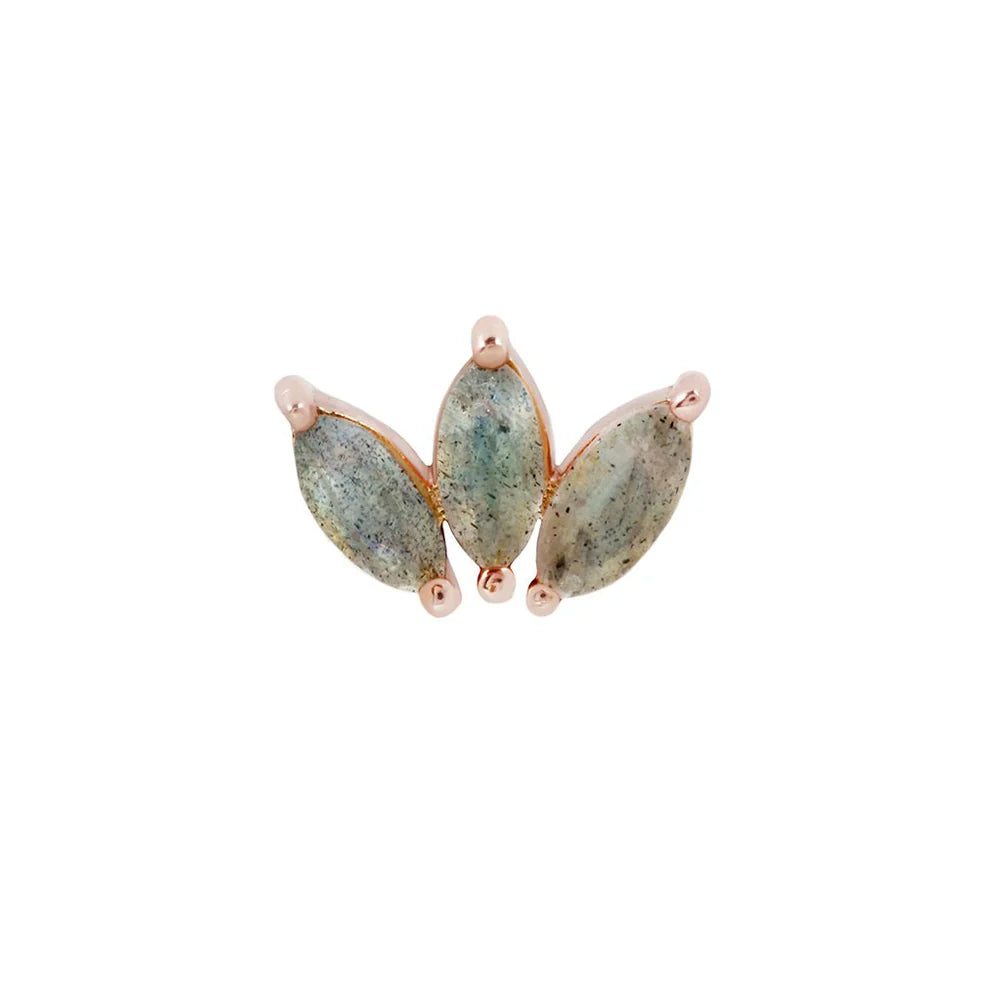 MOET + LABRADORITE - THREADLESS END *PRE-ORDER* Buddha Jewelry