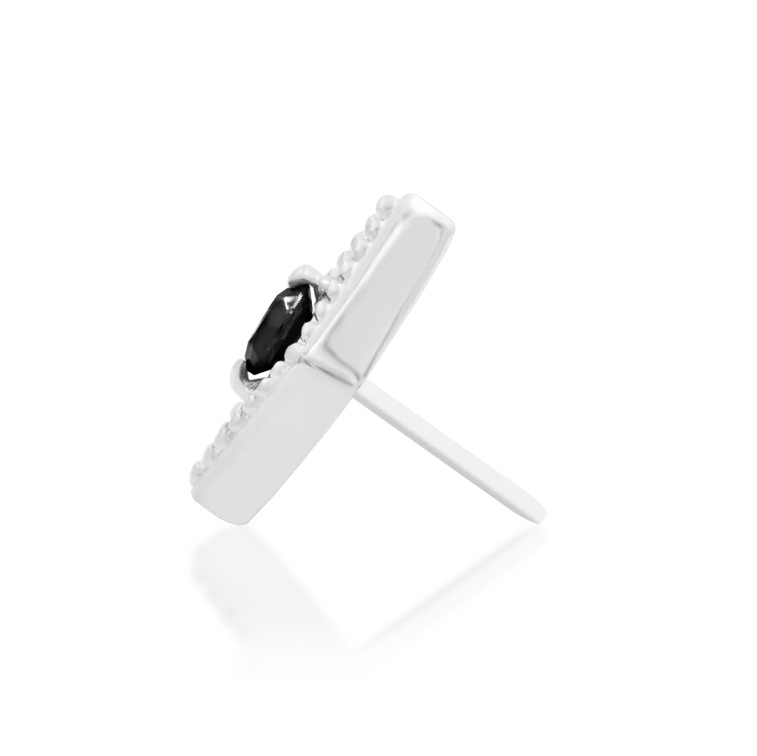 ISADORA + BLACK CZ - THREADLESS END *PRE-ORDER* Junipurr Jewelry