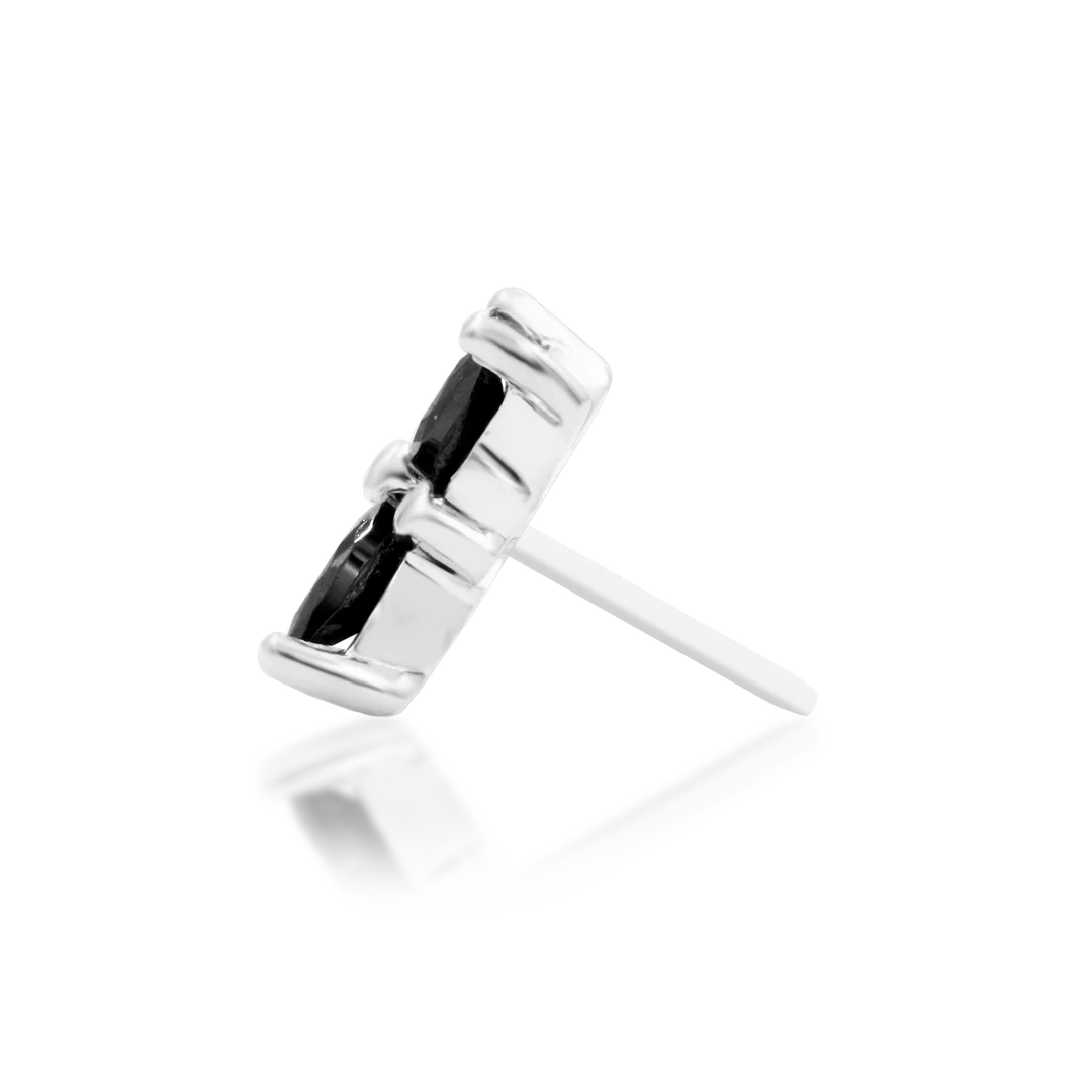 LILLIANA + BLACK CZ - THREADLESS END *PRE-ORDER* Junipurr Jewelry