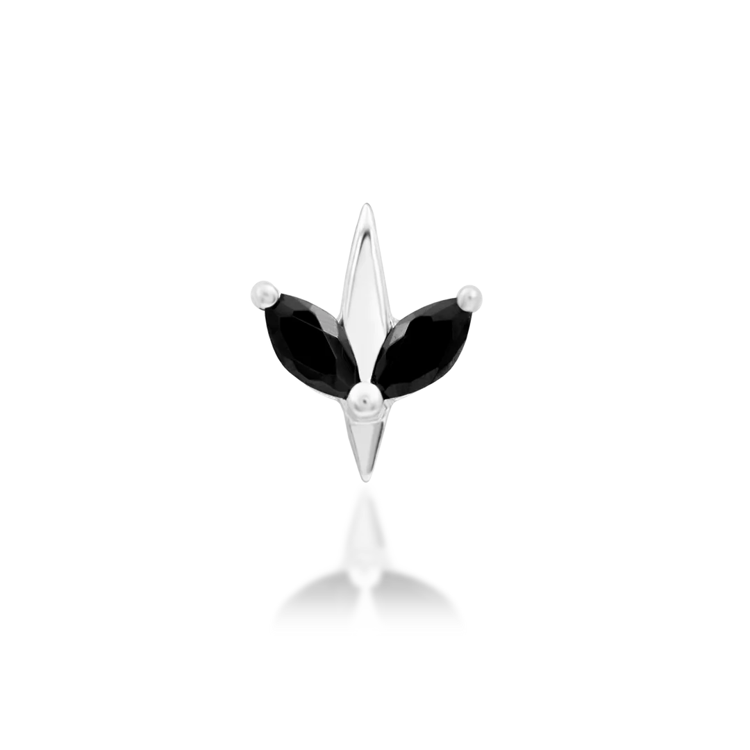 LUCIENNE + BLACK CZ - THREADLESS END *PRE-ORDER* Junipurr Jewelry