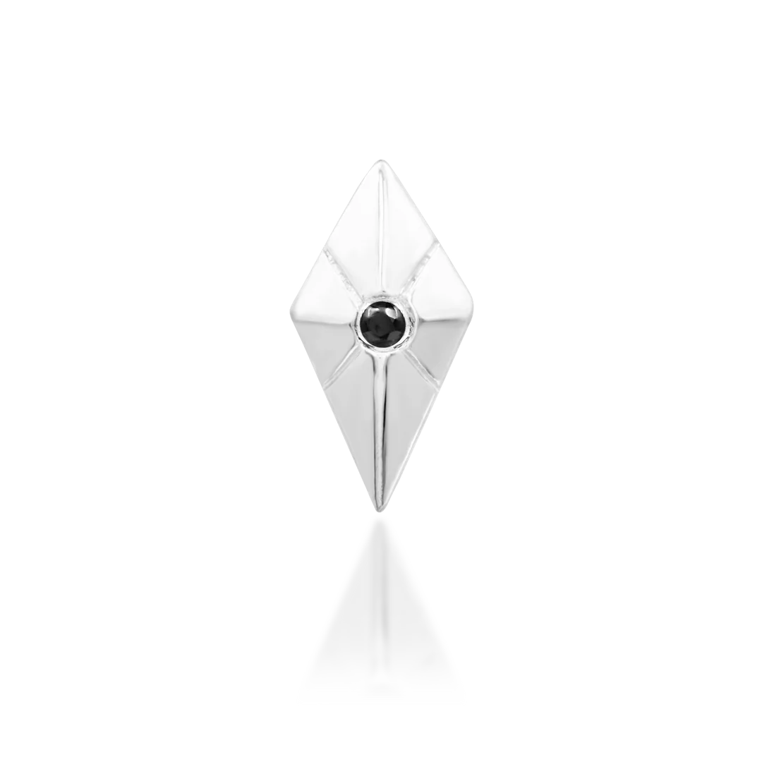 VESPER + BLACK CZ - THREADLESS END *PRE-ORDER* Junipurr Jewelry
