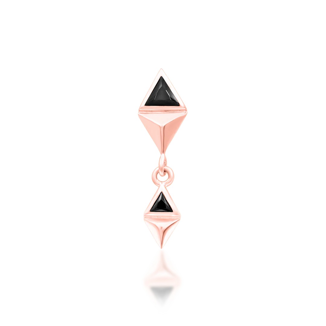 ANITHA + BLACK CZ - THREADLESS END *PRE-ORDER* Junipurr Jewelry