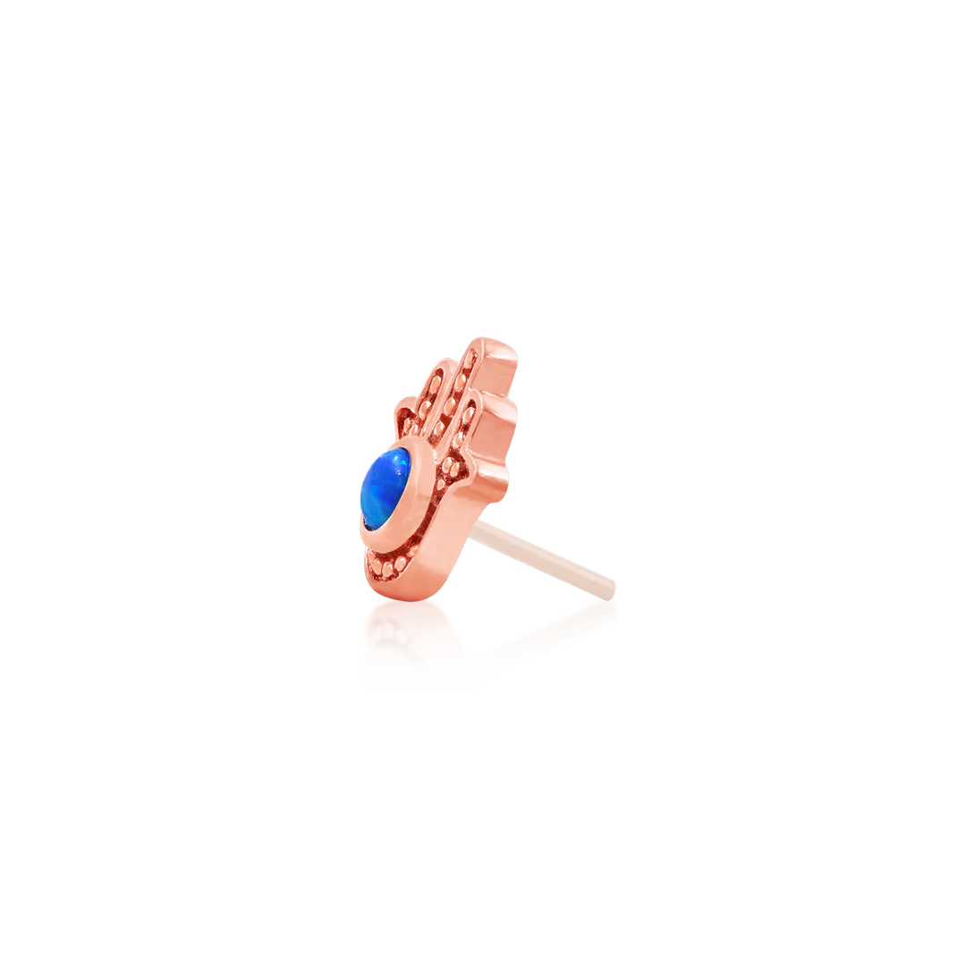 BLUE HAMSA - THREADLESS END *PRE-ORDER* Junipurr Jewelry