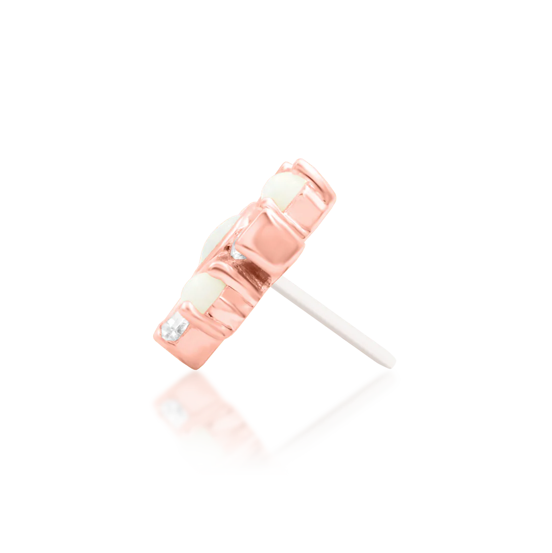 CAREY + OPAL - THREADLESS END *PRE-ORDER* Junipurr Jewelry