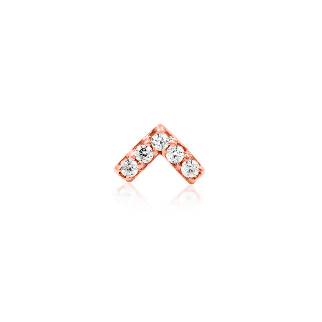 CHEVRON - THREADLESS END *PRE-ORDER* Junipurr Jewelry