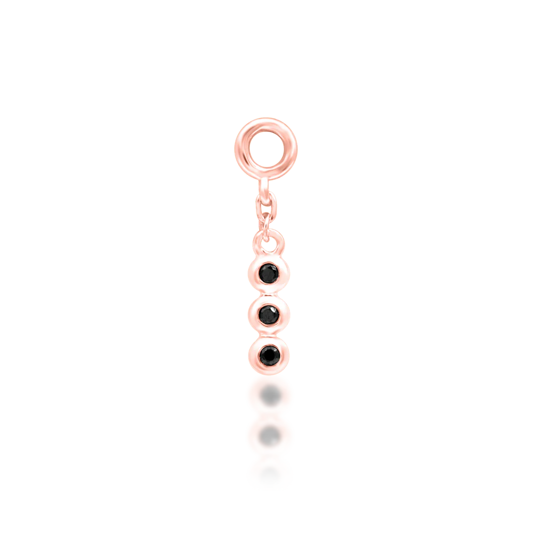 COHEN + BLACK CZ - CHARM *PRE-ORDER* Junipurr Jewelry
