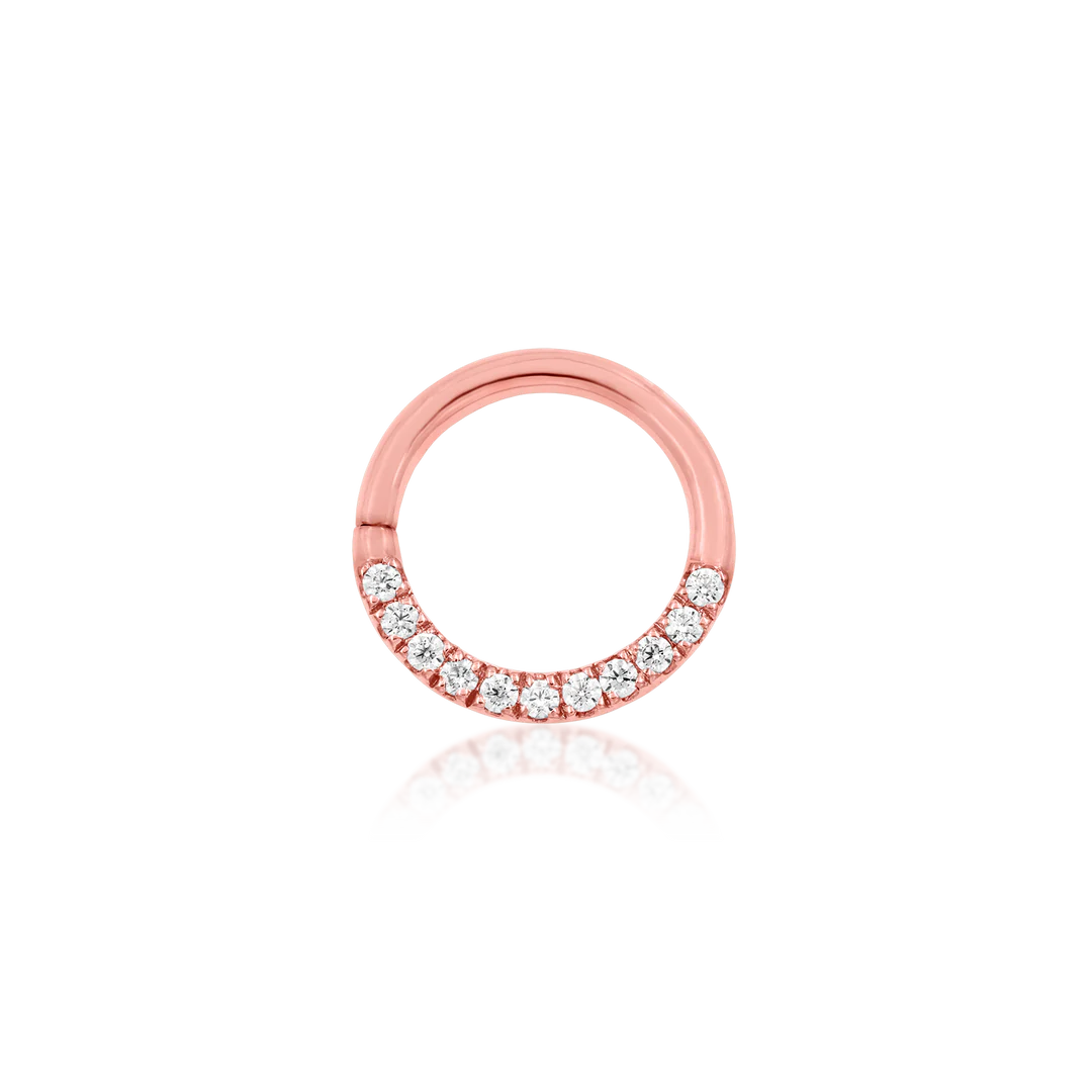 GOLD CZ SEAM RING - SEAM RING *PRE-ORDER* Junipurr Jewelry