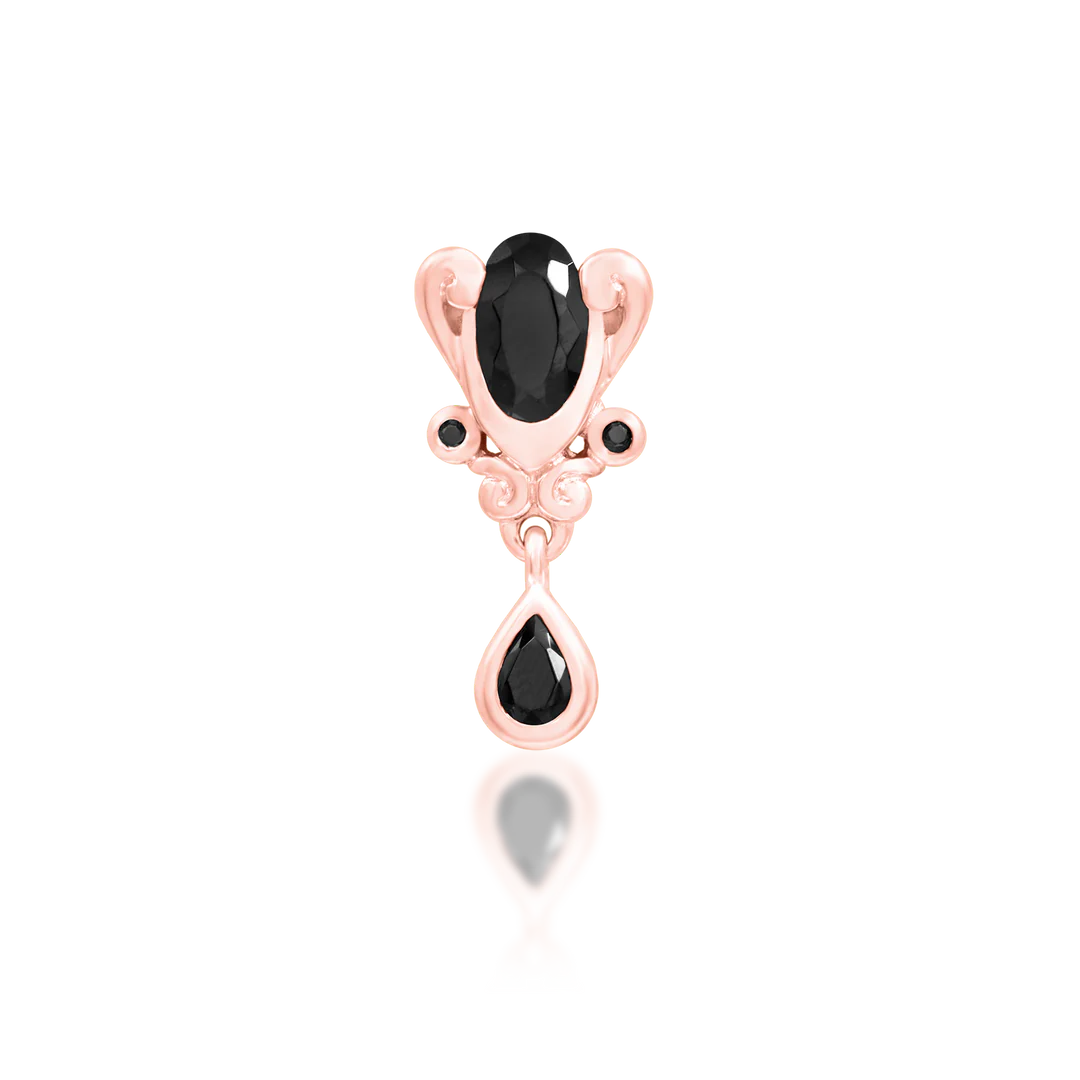 EMPUSA + BLACK CZ - THREADLESS END *PRE-ORDER* Junipurr Jewelry